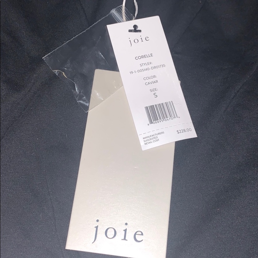 Joie ADORABLE SZ S Pleated Faux Wrap Dress - Picture 8 of 8